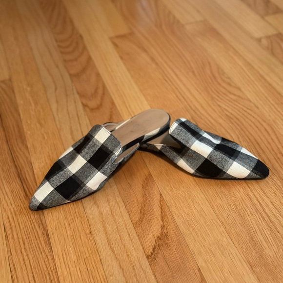 ABOUND Mules Black and White Slip On Size 8.5 - Picture 3 of 6